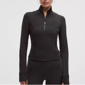 lululemon athletica Black Polka Dot Jacket